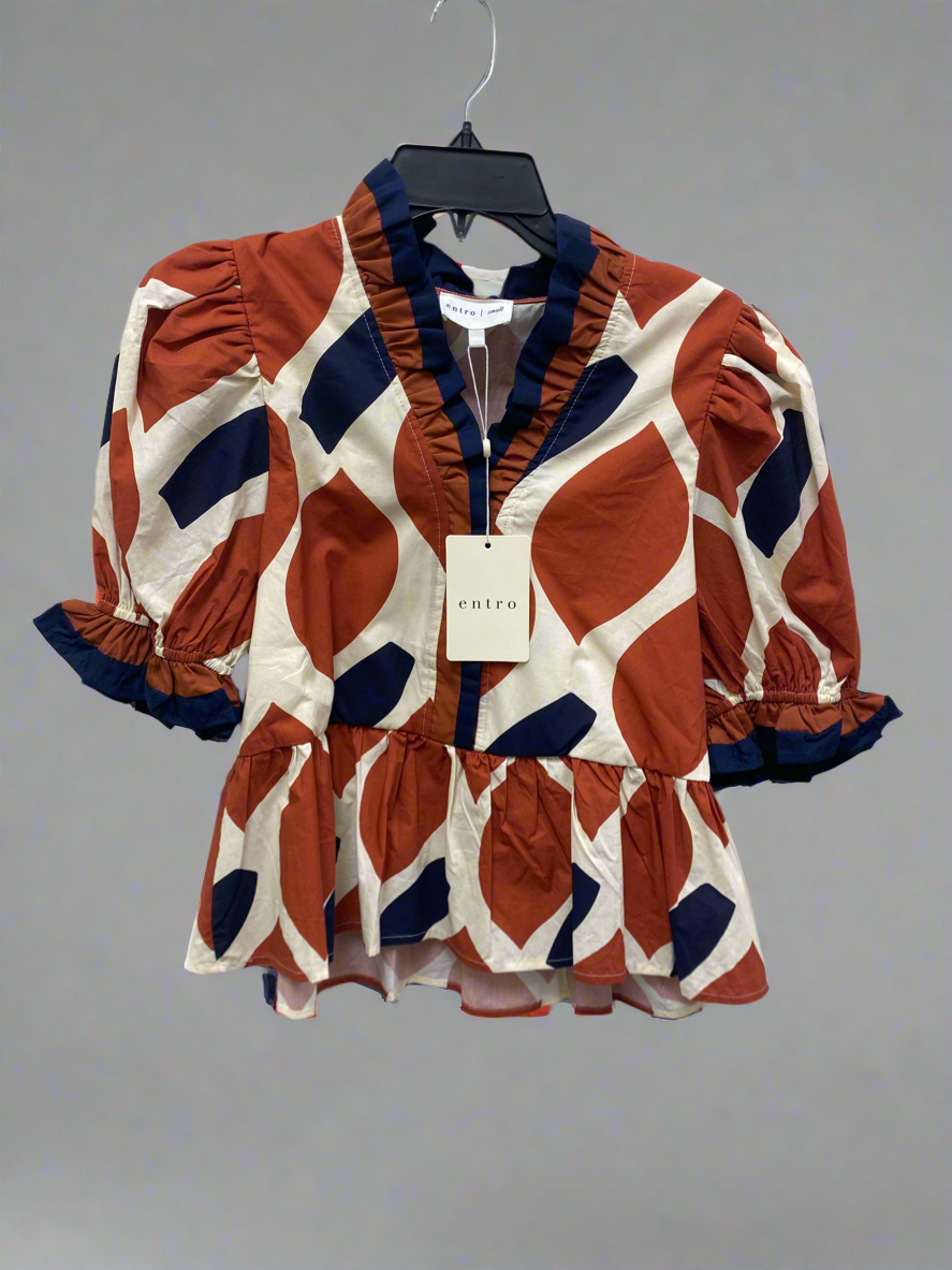 Rust Leaf Blouse