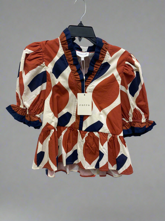 Rust Leaf Blouse