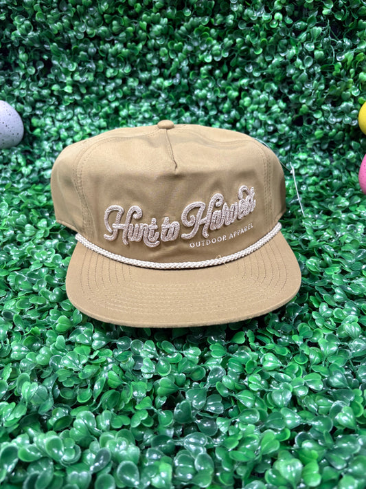 Hunt for harvest khaki flat bill hat