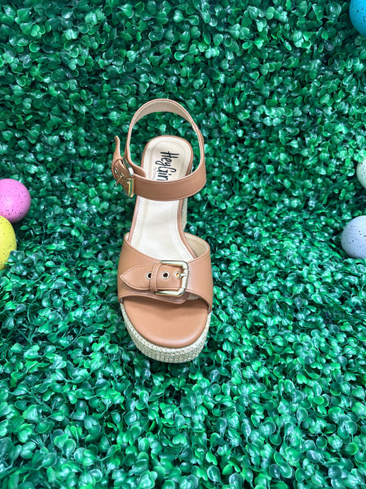 Corkys Buckel wedge heel