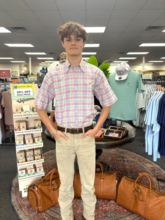 Ronnies peanut collection button up shirt